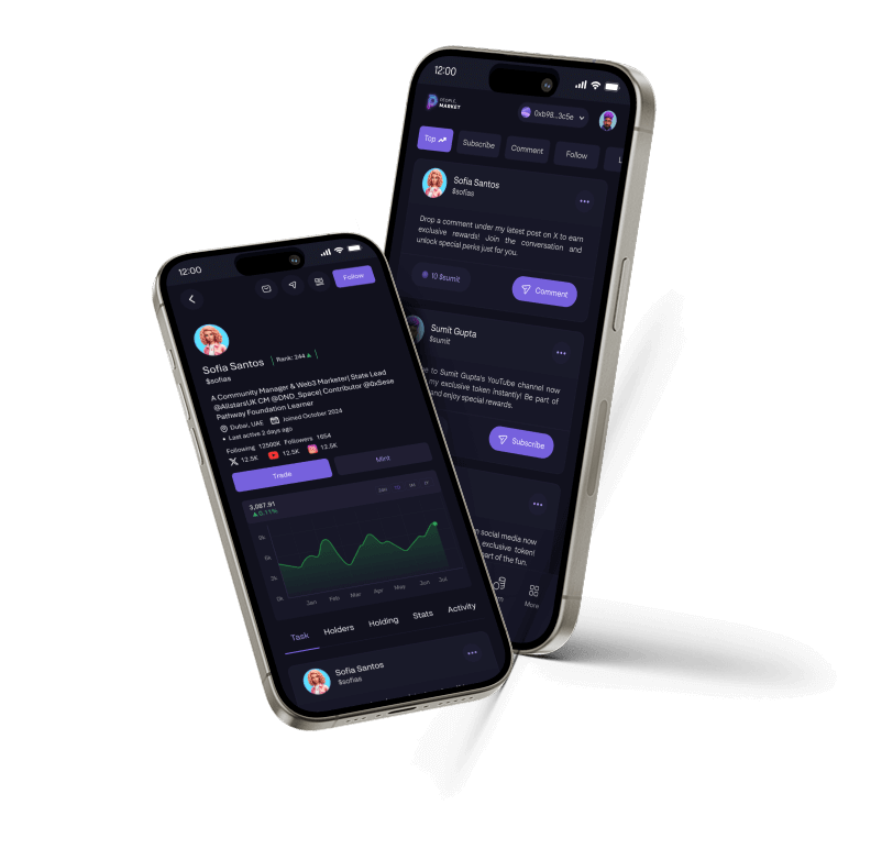 SocialFi App Interface