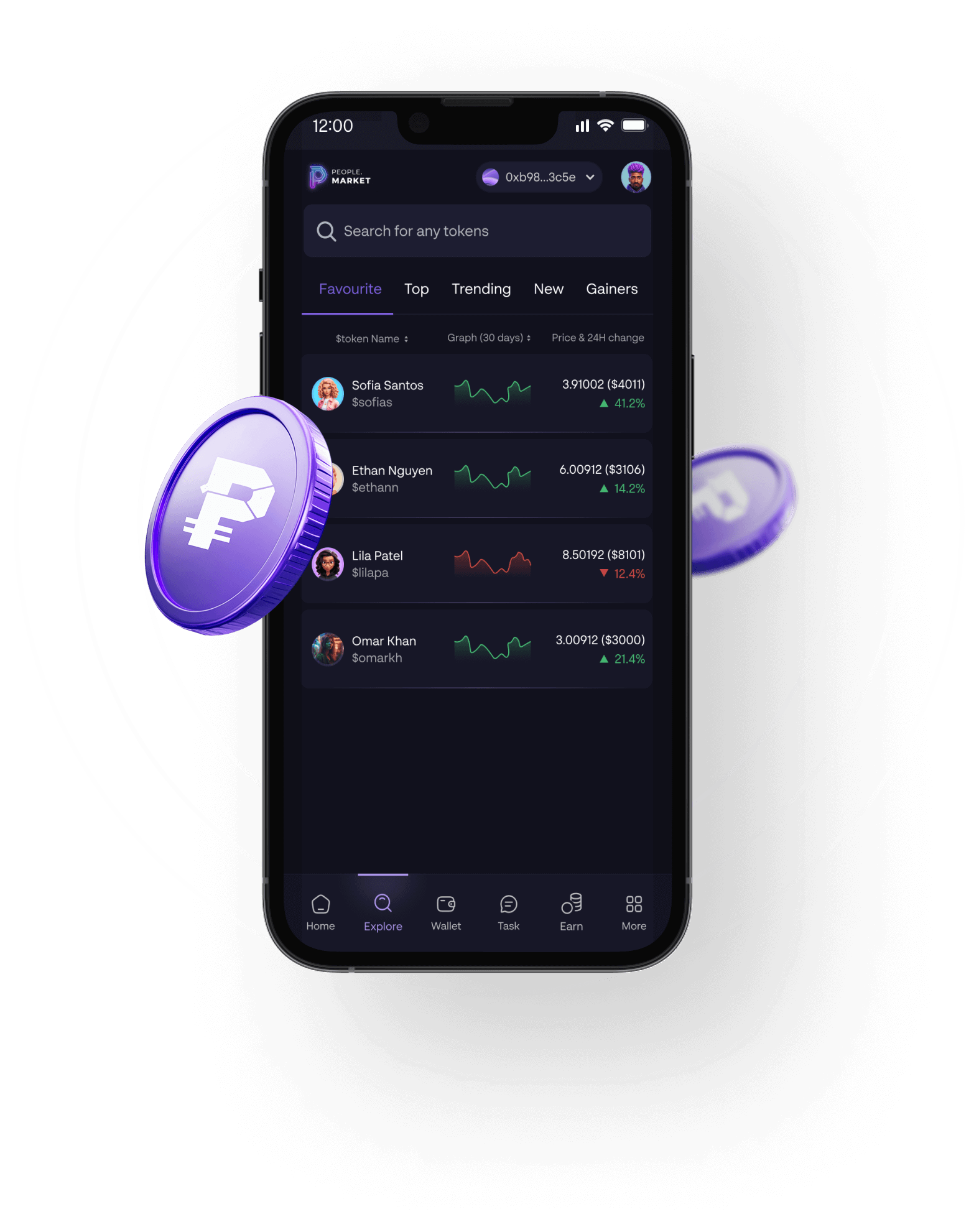 Trading interface